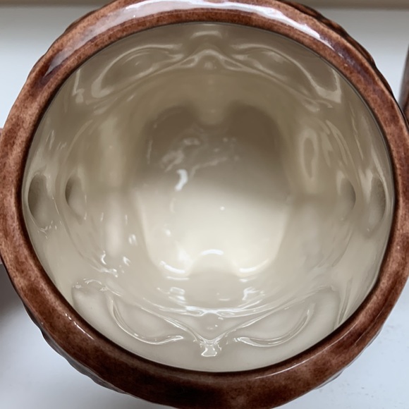 EUC Vintage 80’s Ceramic Sleepy Owl Creamer and Sugar Bowl With Lid - Picture 7 of 10